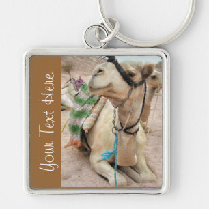 Personalized Tired Camel Keychain
