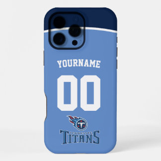 Personalized Titans Jersey American Football iPhone 16 Pro Max Case