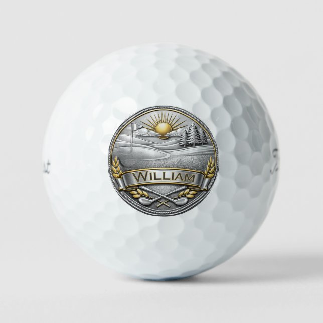 Personalized Titleist Pro V1 Golf Balls (Front)