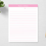 Personalized To Do List Custom Planner Stationary Notepad<br><div class="desc">Personalized To Do List Custom Planner Stationary Notepad</div>