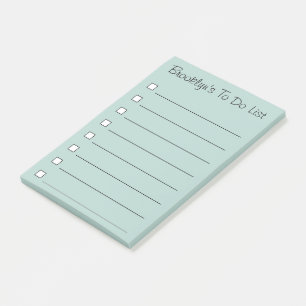 Personalized To Do List - Post It Notes