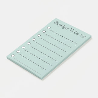 Personalized To Do List - Post It Notes