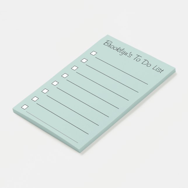 Personalized To Do List - Post It Notes (Angled)