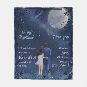 Personalized To My BoyFriend Blanket