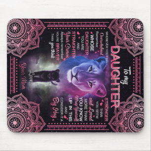 Personalized To My Daughter Blanket, Mouse Pad