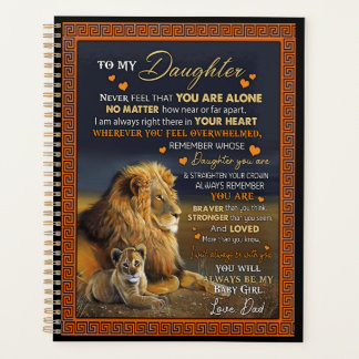 Personalized To My Daughter From Dad, Planner