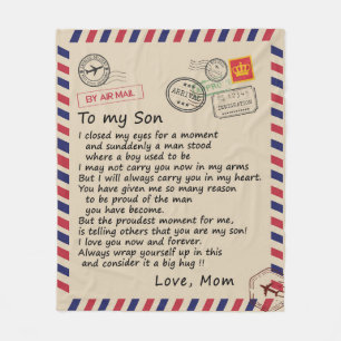 Personalized To My Daughter From Mom Fleece Blanket
