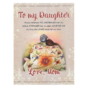Personalized To My Daughter From Mom, Tablecloth