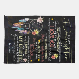 Personalized To My Daughter, Love From Mom Kitchen Towel