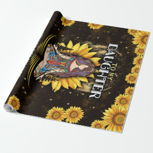 Personalized To My Daughter, Love From Mom Wrapping Paper