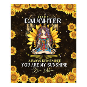 Personalized To My Daughter Photo Print