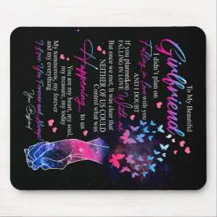 Personalized To My Gorgeous Girlfriend From Boyfri Mouse Pad