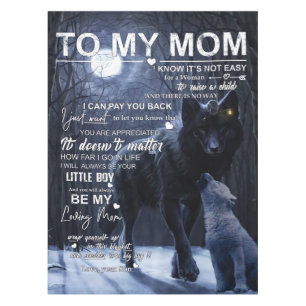 Personalized To My Mom From Son, Tablecloth