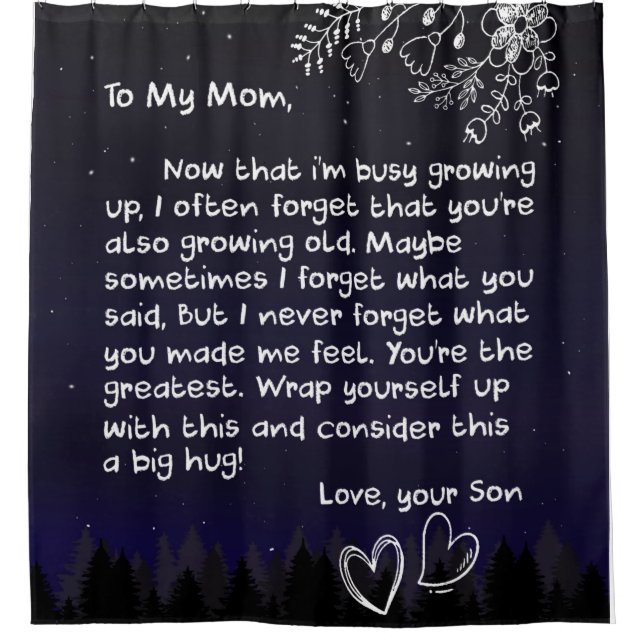 Personalized To My Mom Love Letter From Son (Front)