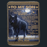Personalized To My Son Birthday Gift, Baby Blanket<br><div class="desc">Personalized To My Son Birthday Gift, </div>
