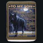Personalized To My Son Birthday Gift, Baby Blanket<br><div class="desc">Personalized To My Son Birthday Gift, </div>