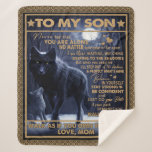 Personalized To My Son Birthday Gift, Sherpa Blanket<br><div class="desc">Personalized To My Son Birthday Gift, </div>