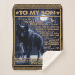 Personalized To My Son Birthday Gift, Sherpa Blanket<br><div class="desc">Personalized To My Son Birthday Gift, </div>