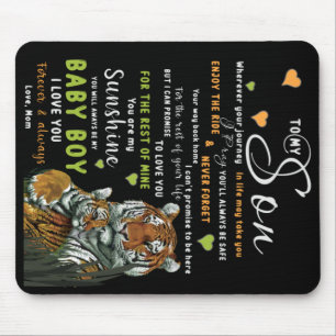 Personalized To My Son From Love Mom Mouse Pad