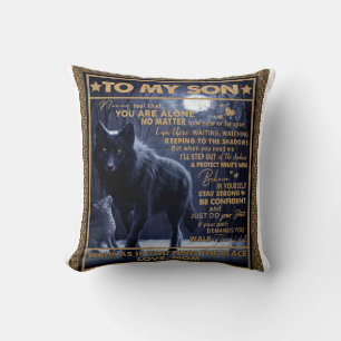 Personalized To My Son, Son Birthday Gift Throw Pillow