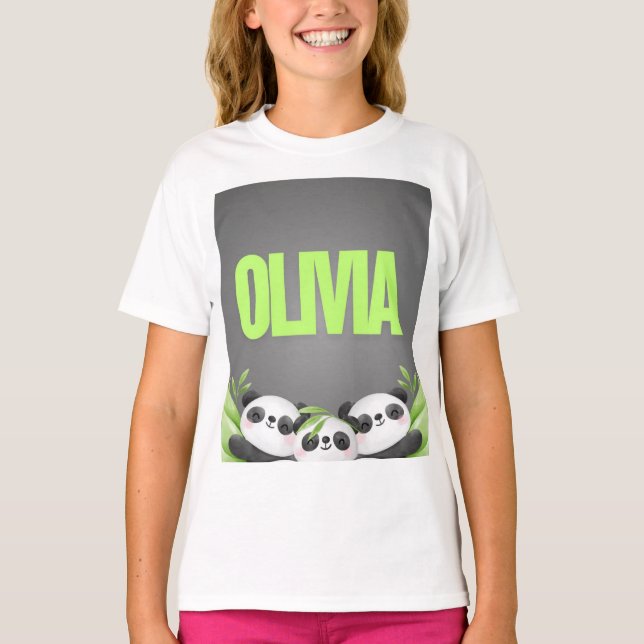 Personalized Toddler Clothes – Custom Name Kids Sh T-Shirt (Front)