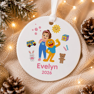 Personalized Toddler Ornament, Ms. Rachel Ornament
