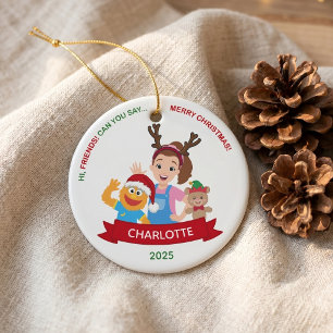 Personalized Toddler Ornament, Ms. Rachel Ornament