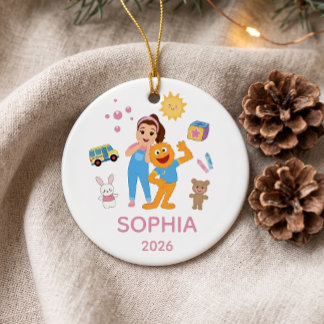 Personalized Toddler Ornament, Ms. Rachel Ornament