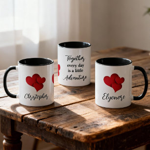 Personalized Together Every Day Adventure Quote Mug