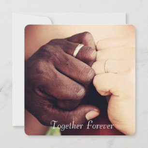 Personalized "Together Forever" Add a Photo Card