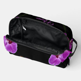 Personalized Toiletry Bag - Pink Orchid