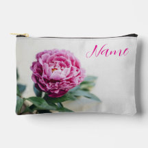Personalized Toiletry Bag - Pink Peony