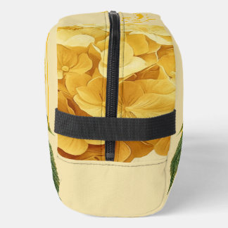 Personalized Toiletry Bag - Yellow Hydrangea