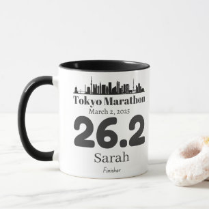 Personalized Tokyo Marathon Finisher, Tokyo 26.2  Mug