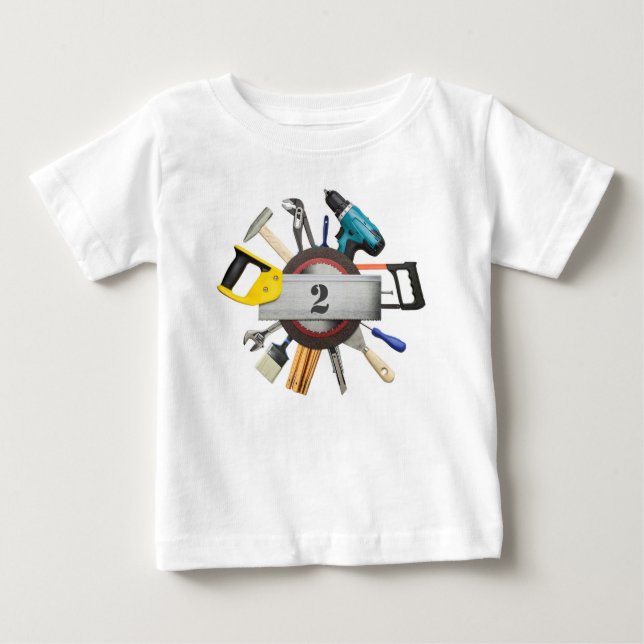 Personalized Tools Birthday Shirt (Front)