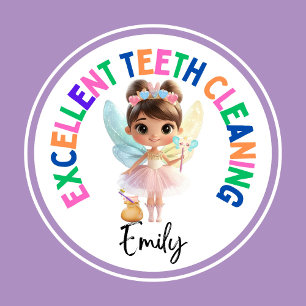 Personalized Tooth Fairy Sticker – Reward Sticker