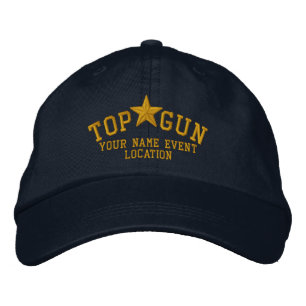 Personalized Top Gun Star Embroidery Embroidered Hat
