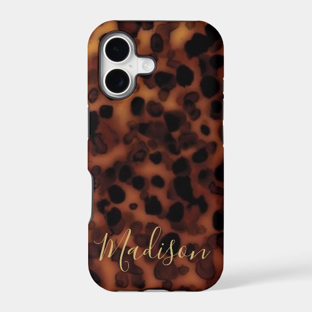 Personalized Tortoise Phone Case (Back)
