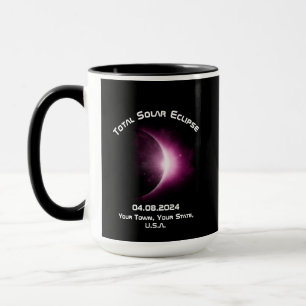 Personalized TOTAL SOLAR ECLIPSE 2024 Mug