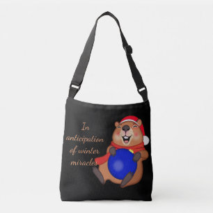 Personalized tote bag featuring a capybara