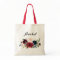 Personalized Tote Bag. Floral Tote Bag. Bridesmaid