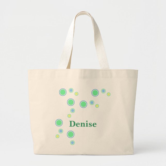 Personalized Tote Bags with Names (Front)