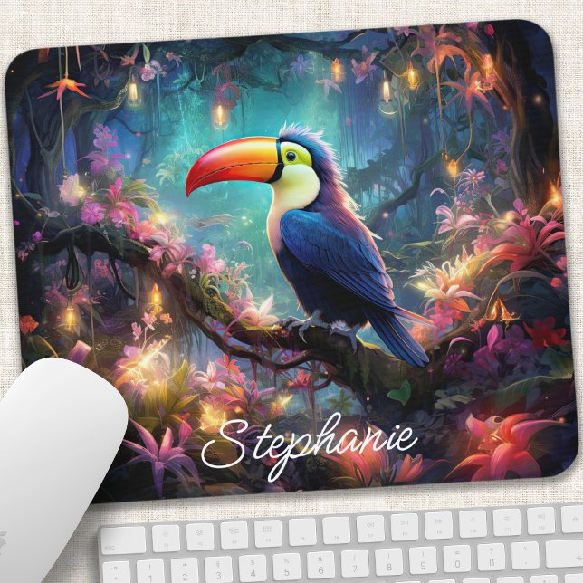 Personalized Toucan Paradise Mouse Pad (Creator Uploaded)
