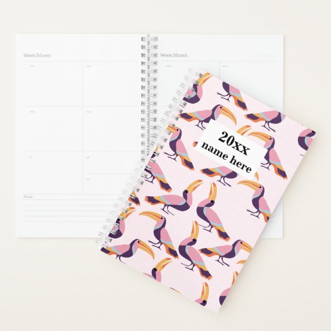 Personalized Toucan Planner (Display)