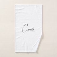Personalized Towel, Turkish Beach & Hand Towel – B