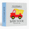 Personalized toy dump truck boy baby photo album