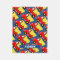 Personalized toy dump truck fleece blanket for kid