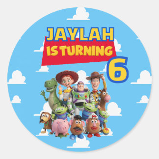 Personalized Toy Story Birthday Stickers | Custom