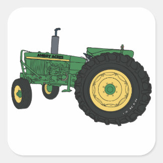 Personalized tractor sticker