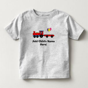 Personalized Train Birthday T-Shirt